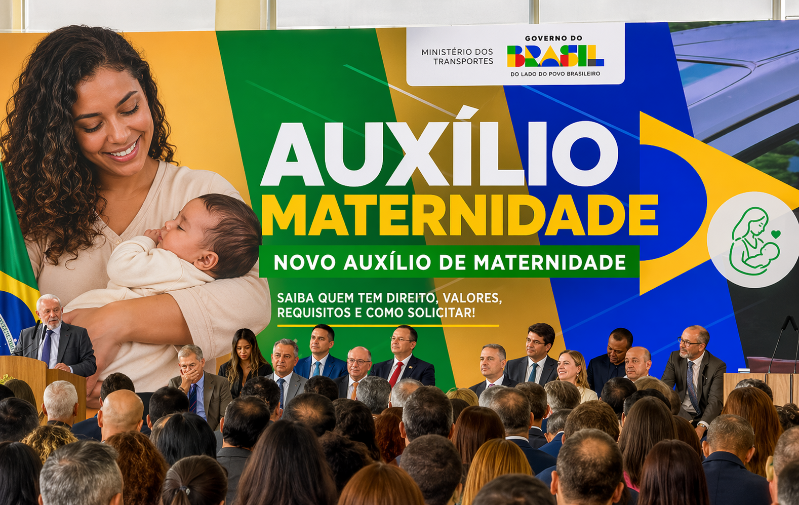 Novo Salário-Maternidade Digital — Ministério da Previdência Social